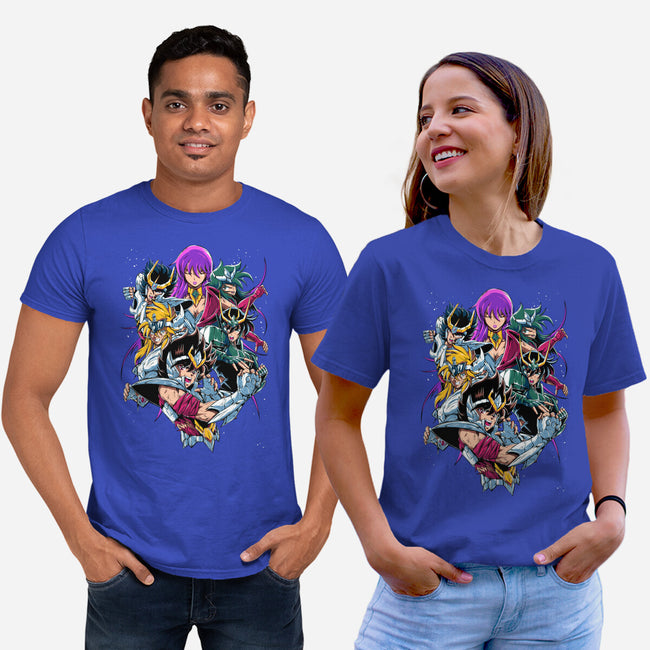 Zodiac Heroes-unisex basic tee-Conjura Geek