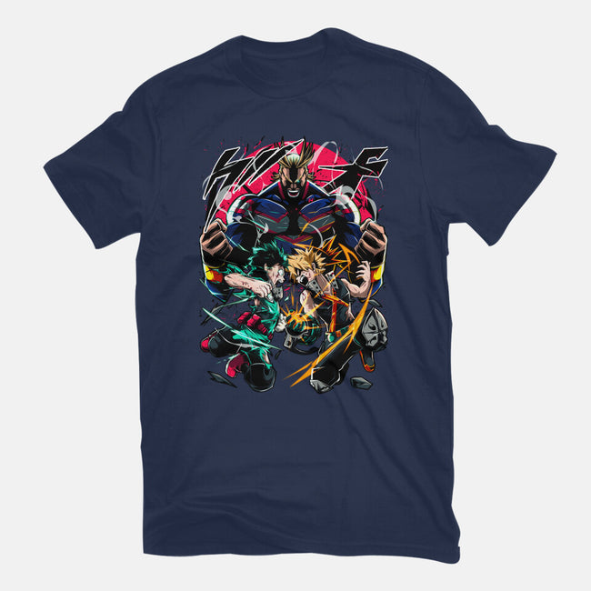 School Of Heroes-womens fitted tee-Conjura Geek