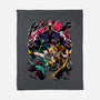 School Of Heroes-none fleece blanket-Conjura Geek