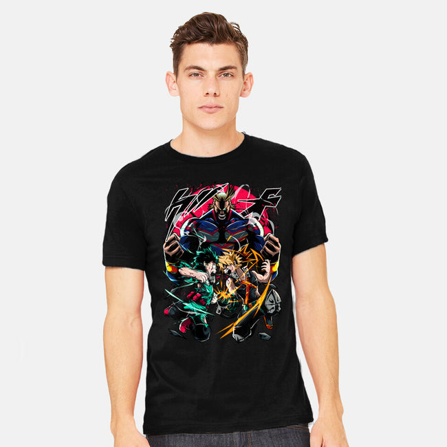School Of Heroes-mens heavyweight tee-Conjura Geek