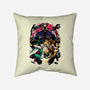 School Of Heroes-none removable cover throw pillow-Conjura Geek