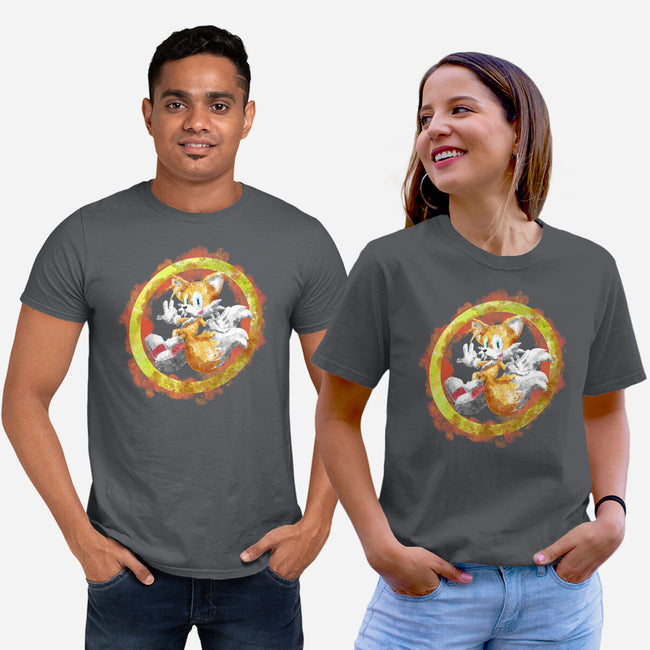Tails Splash-unisex basic tee-nickzzarto