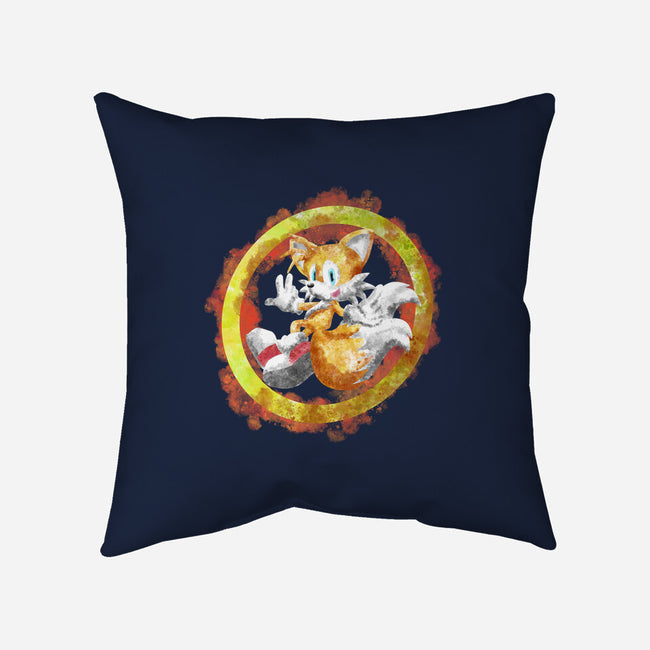 Tails Splash-none removable cover w insert throw pillow-nickzzarto