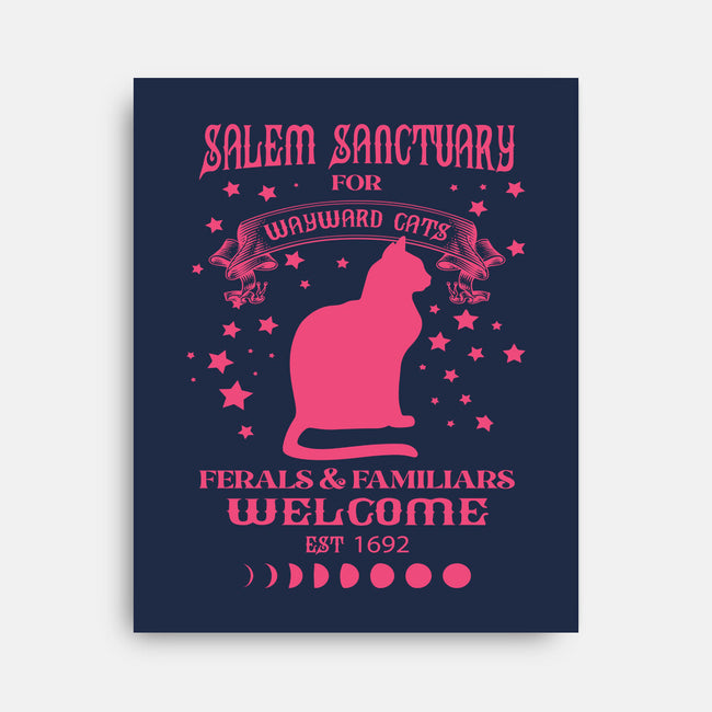 Salem Sanctuary-none stretched canvas-ShirtMcGirt