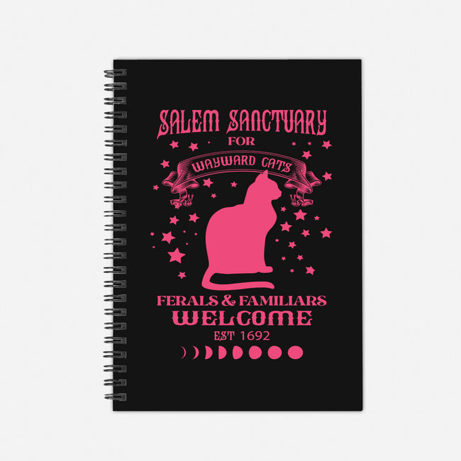 Salem Sanctuary-none dot grid notebook-ShirtMcGirt