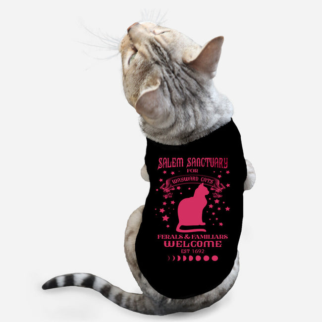 Salem Sanctuary-cat basic pet tank-ShirtMcGirt