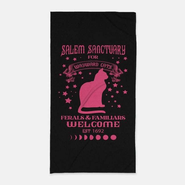 Salem Sanctuary-none beach towel-ShirtMcGirt