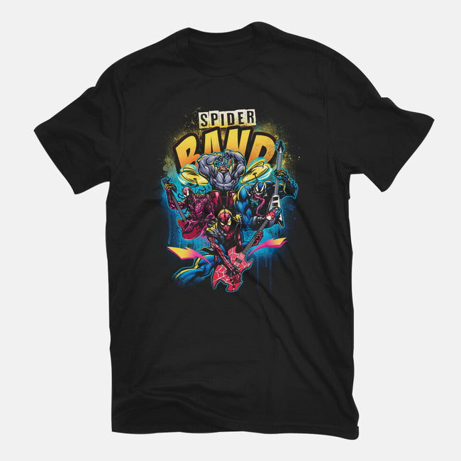 Spider Band-mens premium tee-Conjura Geek