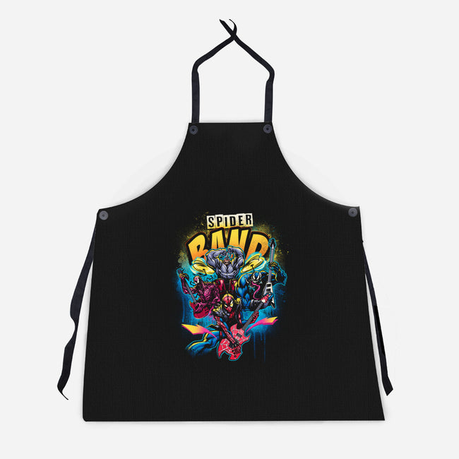 Spider Band-unisex kitchen apron-Conjura Geek