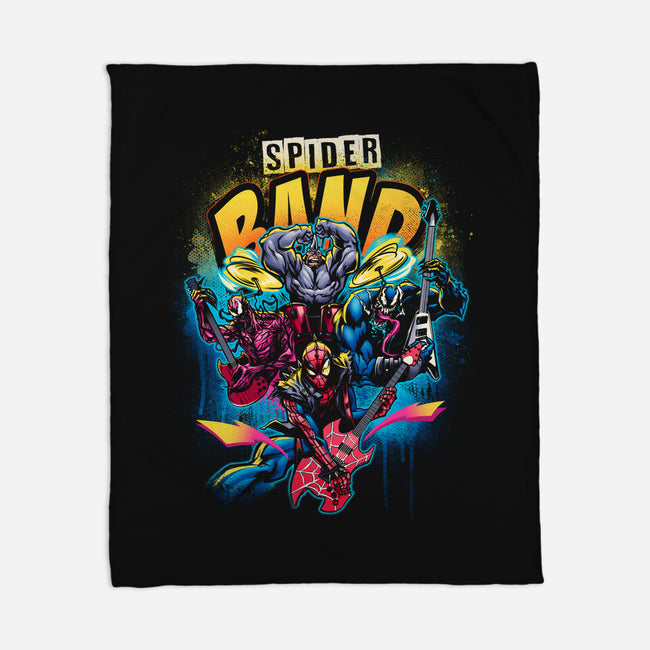 Spider Band-none fleece blanket-Conjura Geek