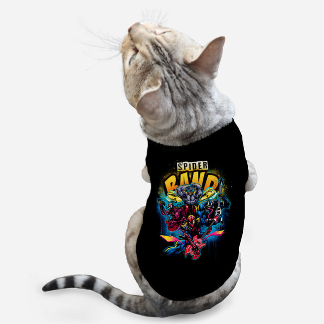 Spider Band-cat basic pet tank-Conjura Geek