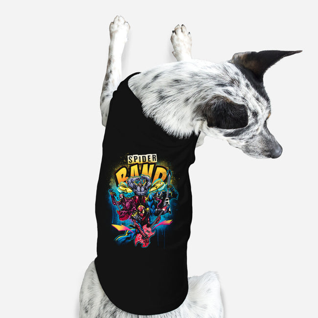 Spider Band-dog basic pet tank-Conjura Geek