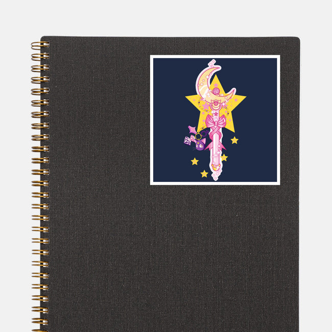 Moon Star-none glossy sticker-LSSB