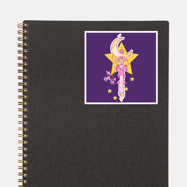 Moon Star-none glossy sticker-LSSB