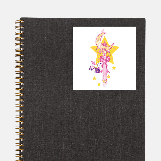 Moon Star-none glossy sticker-LSSB