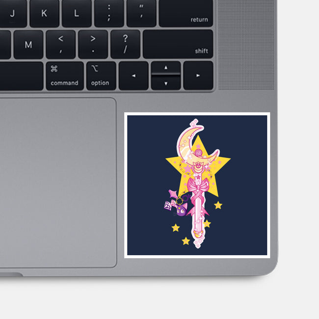 Moon Star-none glossy sticker-LSSB