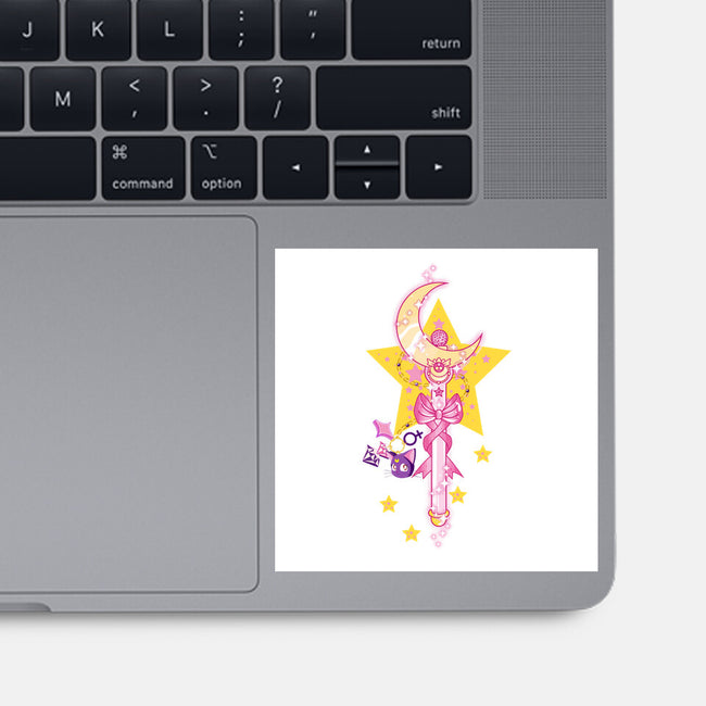 Moon Star-none glossy sticker-LSSB