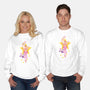 Moon Star-unisex crew neck sweatshirt-LSSB