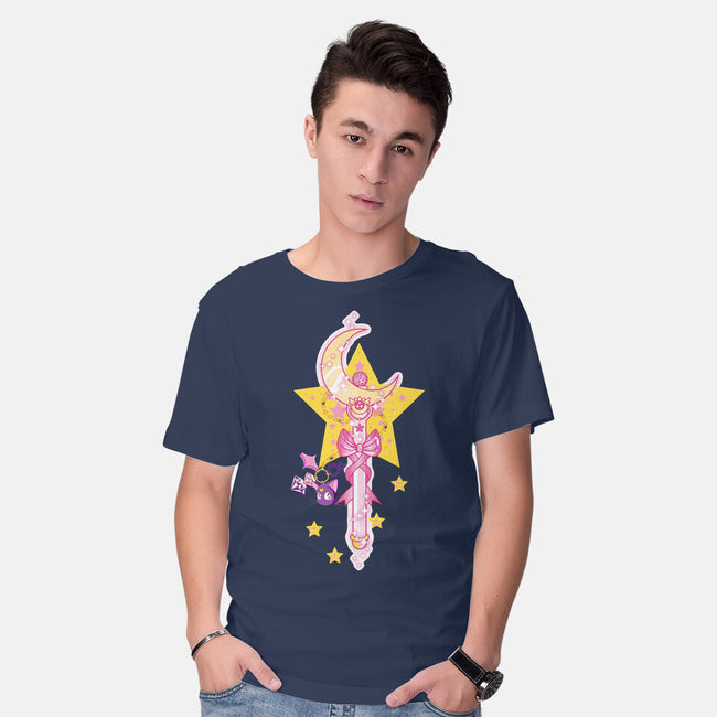 Moon Star-mens basic tee-LSSB