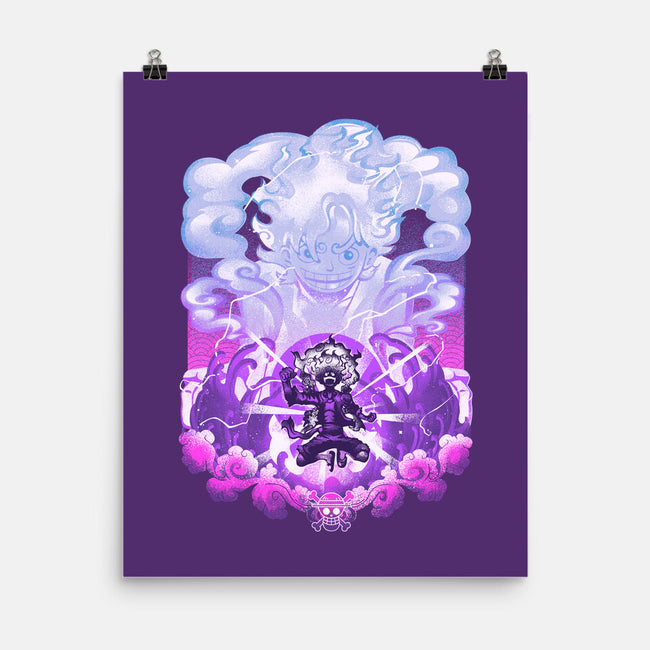 Gear 5 Pirate-none matte poster-hypertwenty