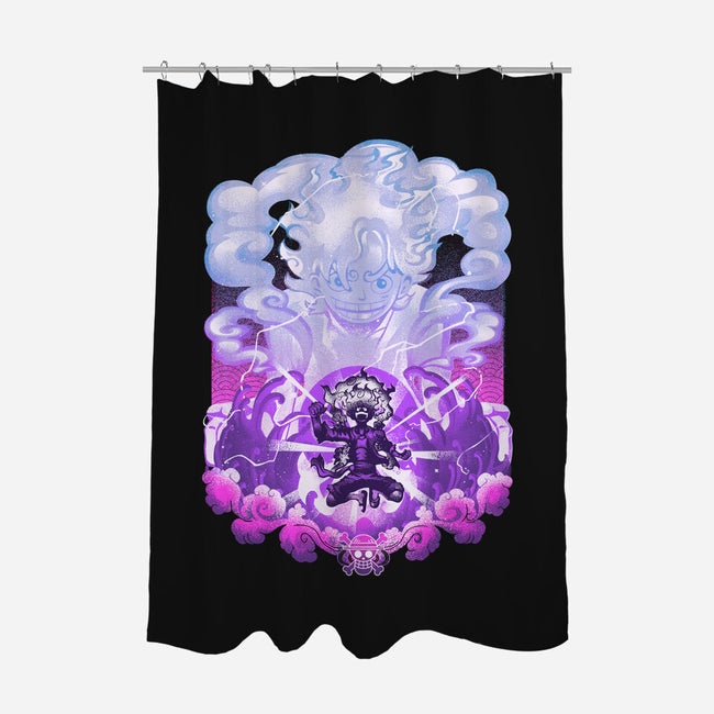 Gear 5 Pirate-none polyester shower curtain-hypertwenty