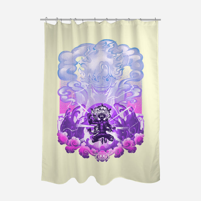 Gear 5 Pirate-none polyester shower curtain-hypertwenty