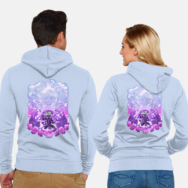Gear 5 Pirate-unisex zip-up sweatshirt-hypertwenty
