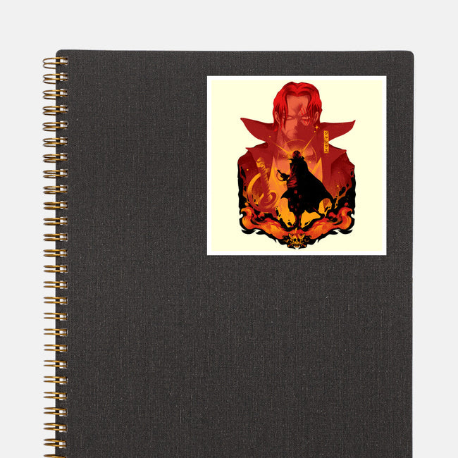 Red-Haired Shank-none glossy sticker-hypertwenty