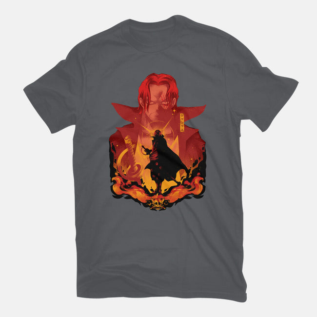Red-Haired Shank-womens fitted tee-hypertwenty