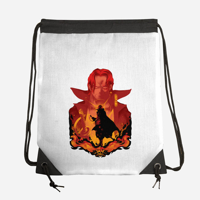 Red-Haired Shank-none drawstring bag-hypertwenty