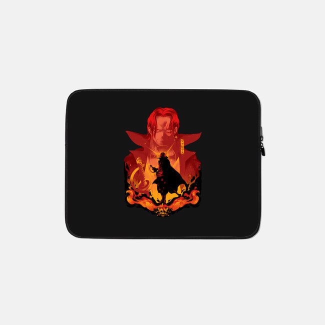 Red-Haired Shank-none zippered laptop sleeve-hypertwenty