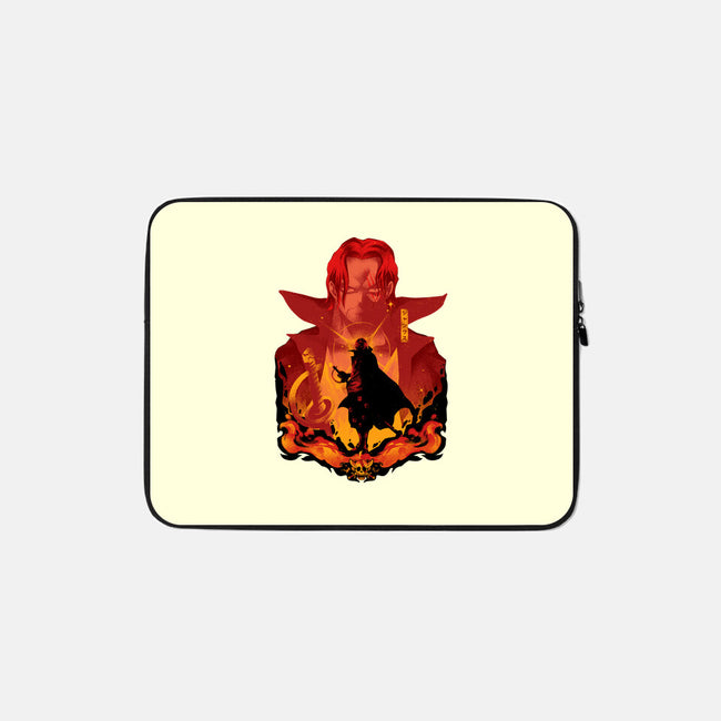 Red-Haired Shank-none zippered laptop sleeve-hypertwenty