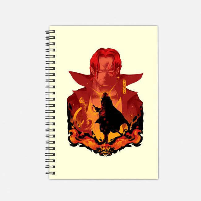 Red-Haired Shank-none dot grid notebook-hypertwenty