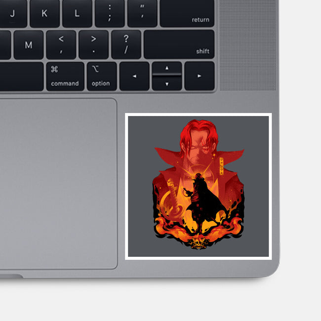 Red-Haired Shank-none glossy sticker-hypertwenty