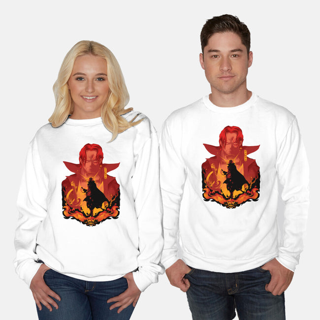 Red-Haired Shank-unisex crew neck sweatshirt-hypertwenty