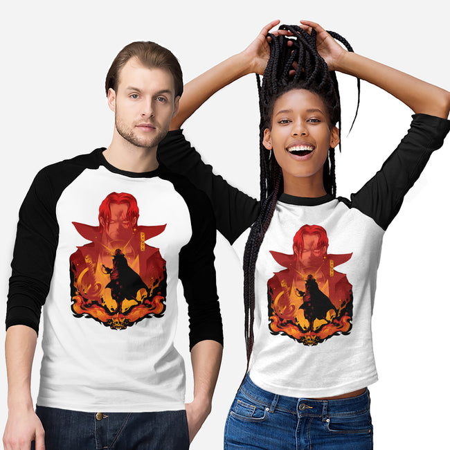 Red-Haired Shank-unisex baseball tee-hypertwenty