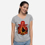 Red-Haired Shank-womens v-neck tee-hypertwenty