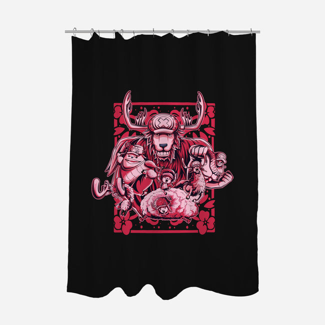Forms Of Chopper-none polyester shower curtain-Duardoart