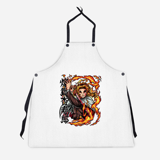 Master Swordsman-unisex kitchen apron-Duardoart