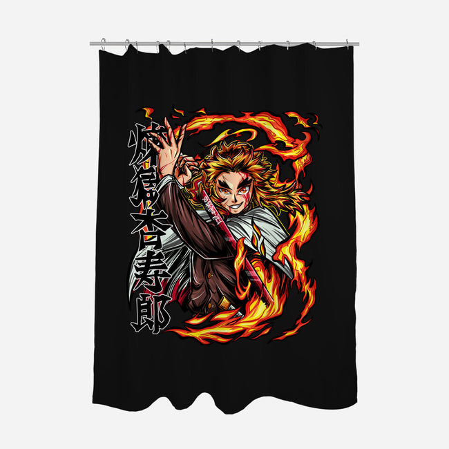 Master Swordsman-none polyester shower curtain-Duardoart