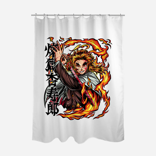 Master Swordsman-none polyester shower curtain-Duardoart
