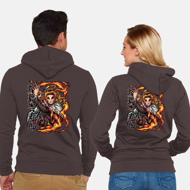 Master Swordsman-unisex zip-up sweatshirt-Duardoart