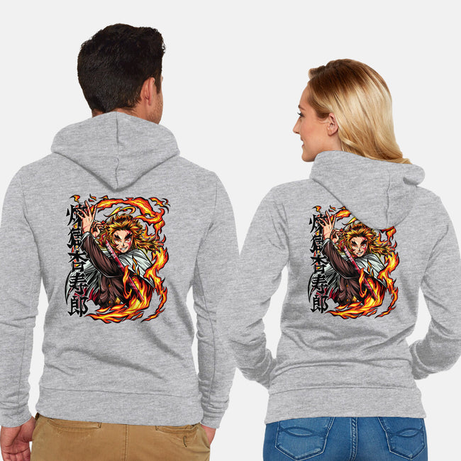 Master Swordsman-unisex zip-up sweatshirt-Duardoart