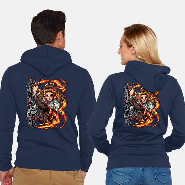 Master Swordsman-unisex zip-up sweatshirt-Duardoart