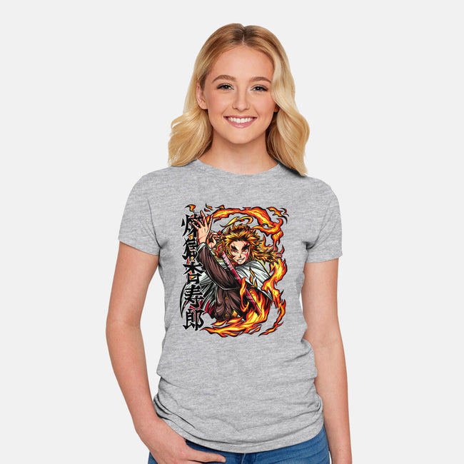 Master Swordsman-womens fitted tee-Duardoart