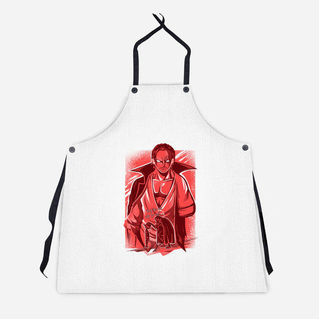 Red Hair Pirate-unisex kitchen apron-constantine2454