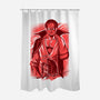 Red Hair Pirate-none polyester shower curtain-constantine2454