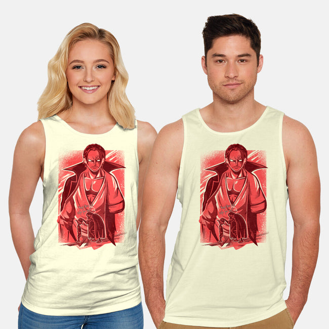 Red Hair Pirate-unisex basic tank-constantine2454
