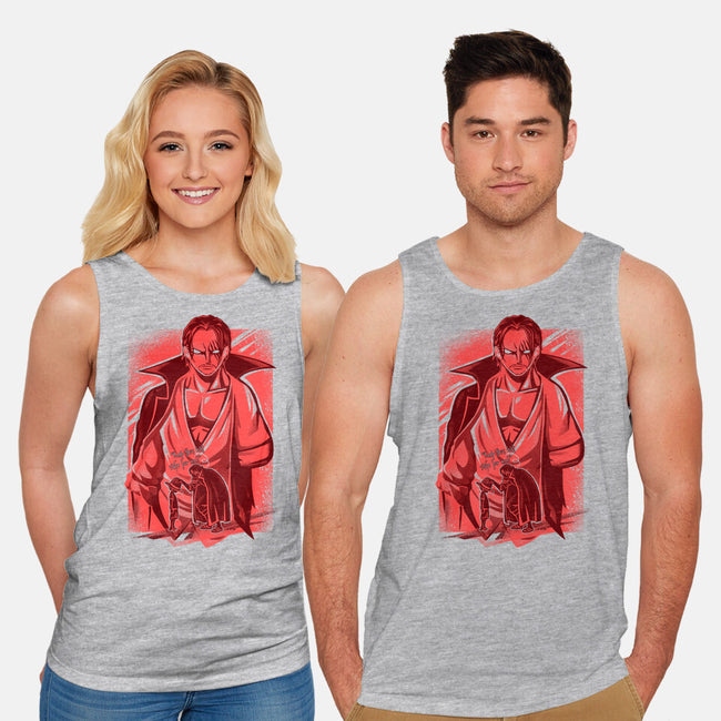 Red Hair Pirate-unisex basic tank-constantine2454
