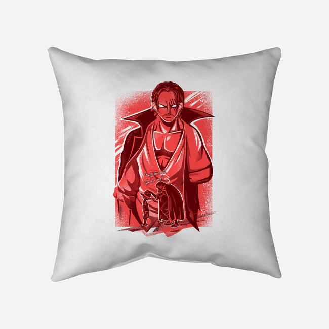 Red Hair Pirate-none removable cover w insert throw pillow-constantine2454
